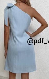 Rập đầm lệch vai thắt nơ